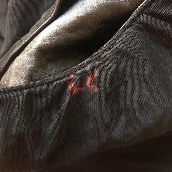 Harley Davidson Vintage Unisex Leather Red Suede Eagle Bird Inlay Biker Vest - Picture 12 of 16